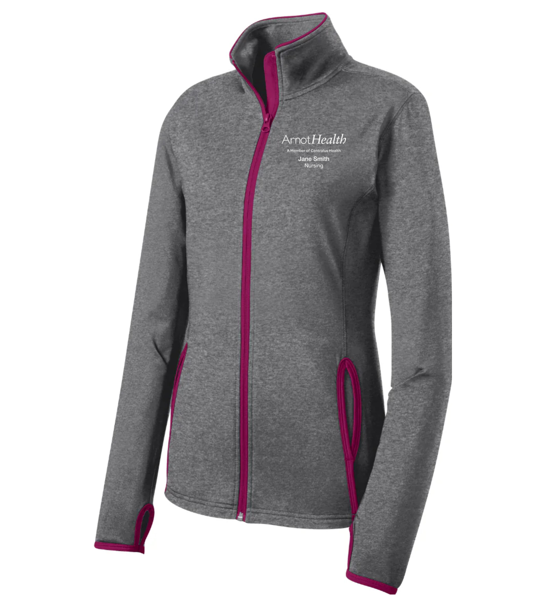 Sport-Tek Women's Sport-Wick Stretch Full-Zip Jacket